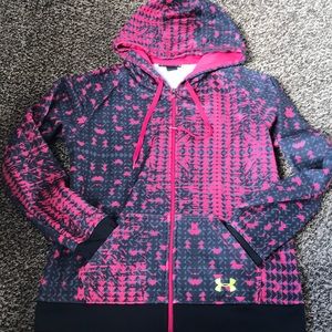 Under Armour pink and grey jacket!